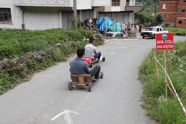 'Laz Ralli' etkinliği renkli görüntülere sahne oldu